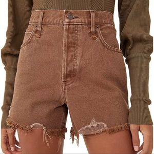NWT free people makai cutoff jean shorts